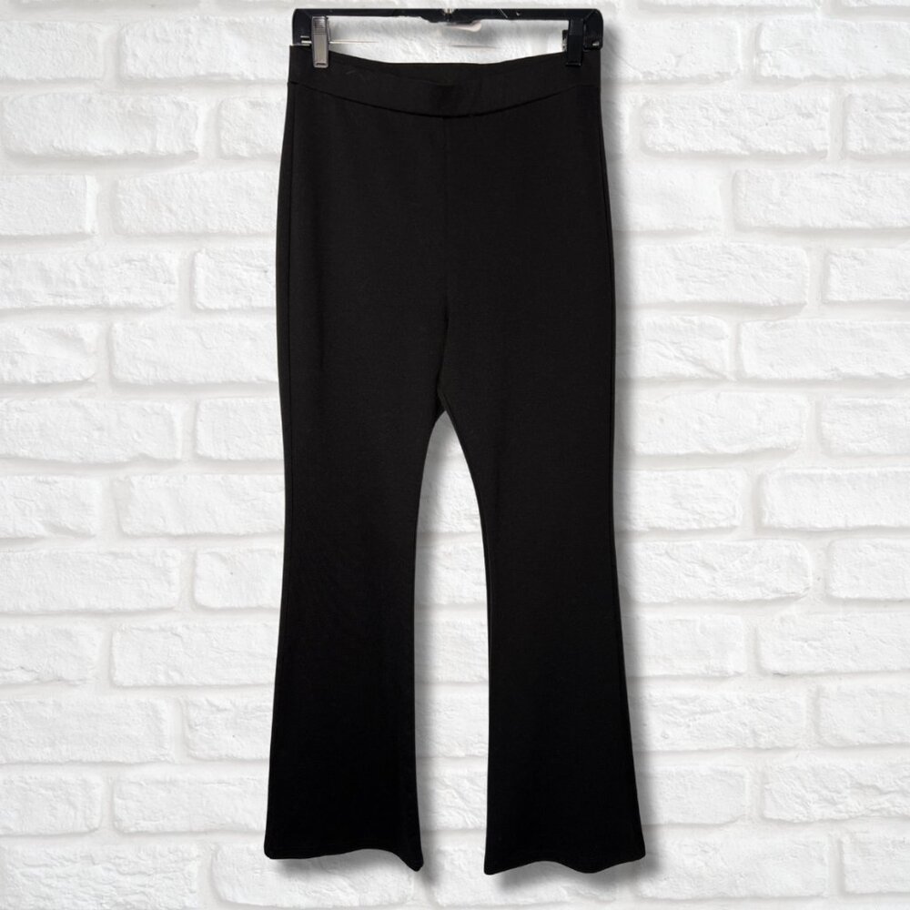 H & M Black Pull-On Flare Pants (medium)
